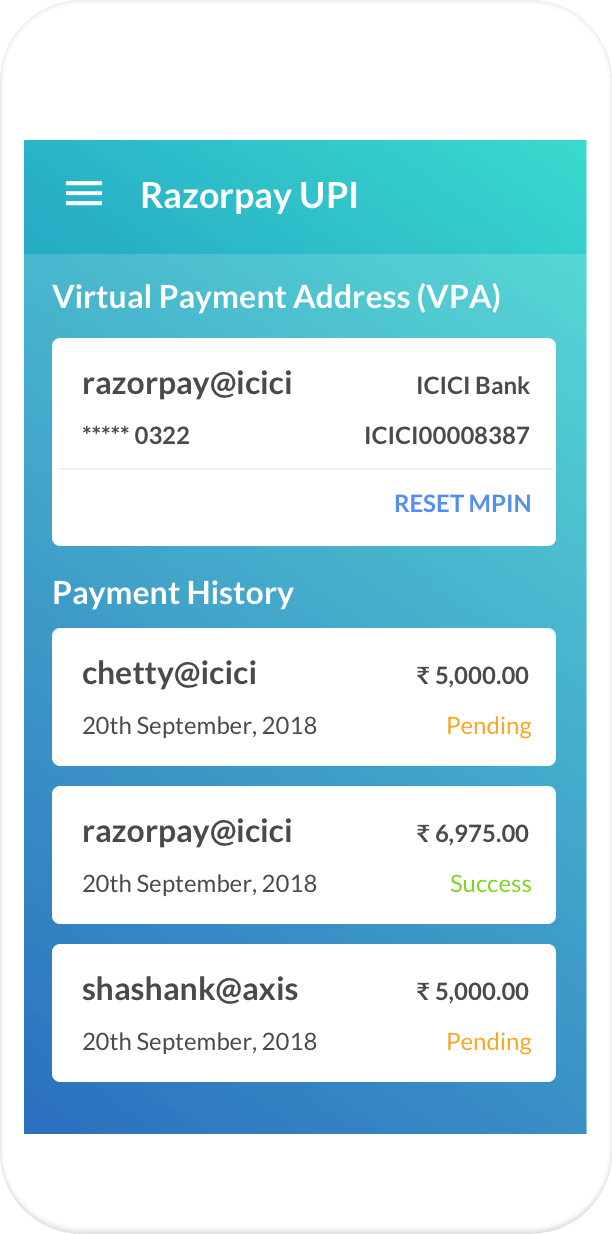 Upi Accept Upi Payments Via Bhim Phonepe Whatsapp Google Pay - e mandate screen