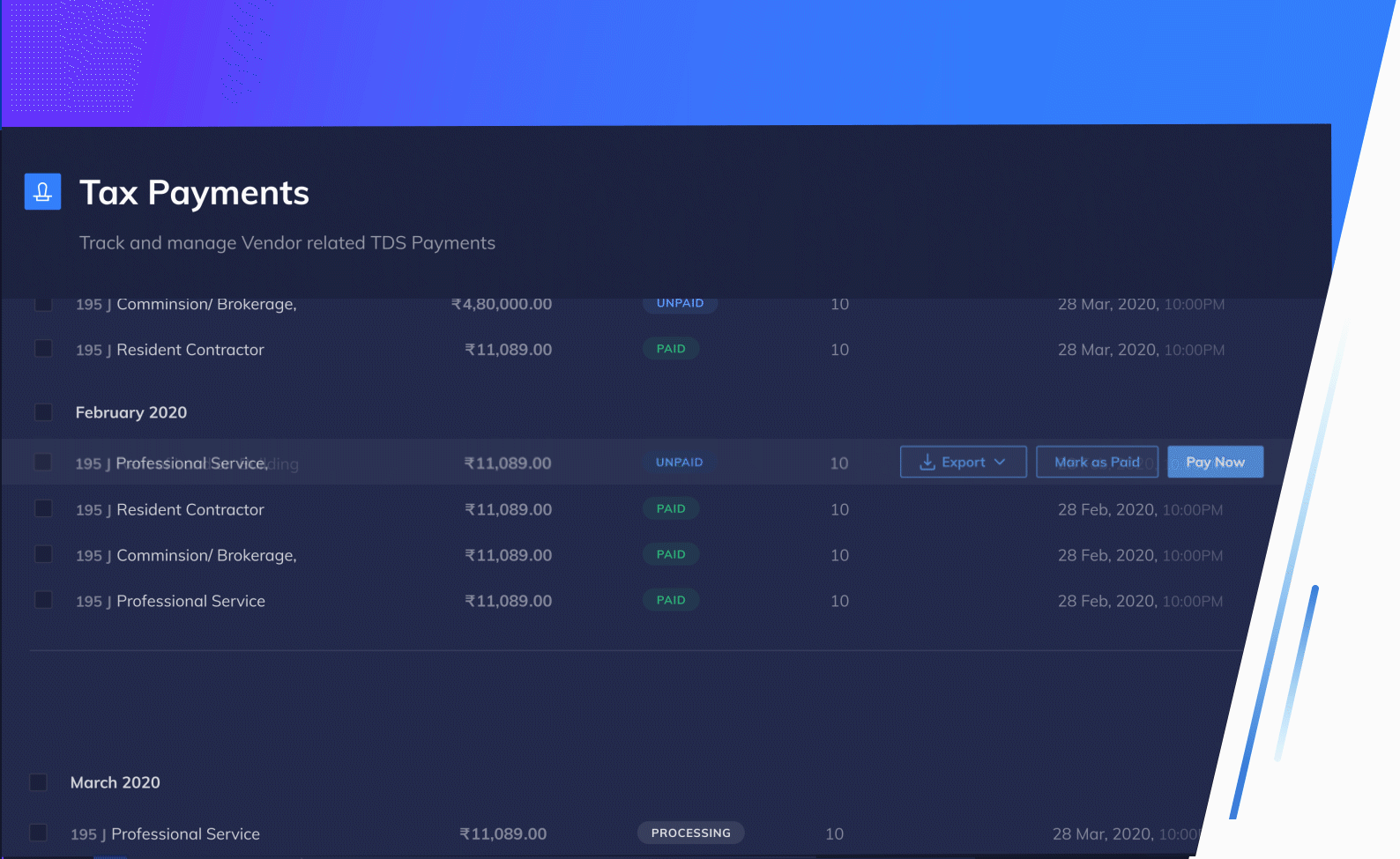 Vendor payments and tds payments automation - RazorpayX