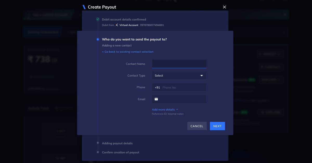 How to make a payout