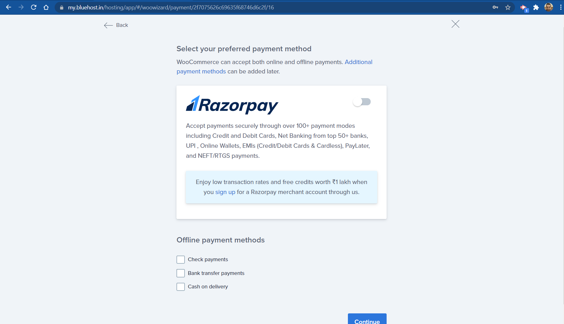 Activate your Razorpay account