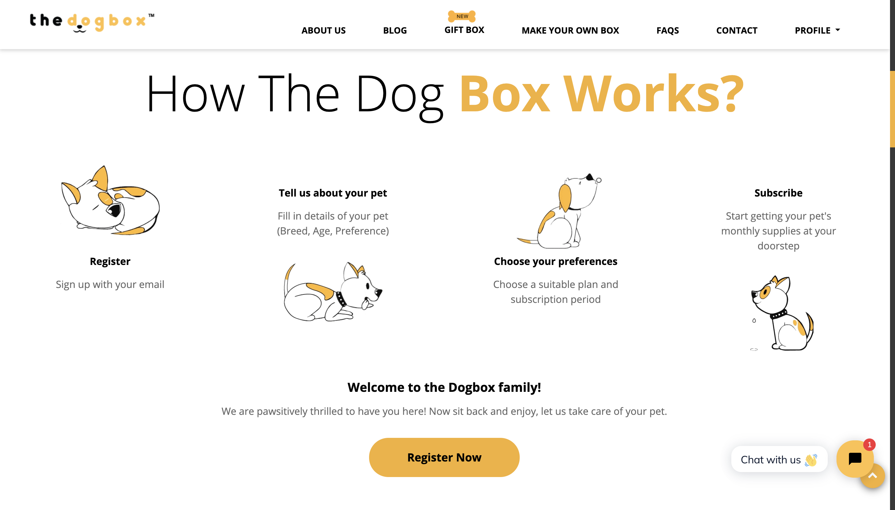the dog box subscription box