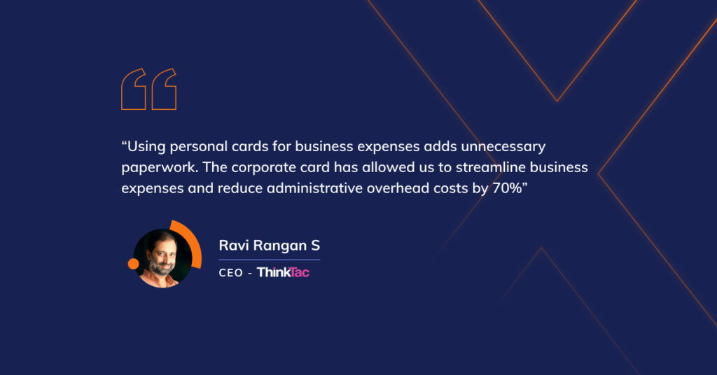 RazorpayX Corporate Card: Quote