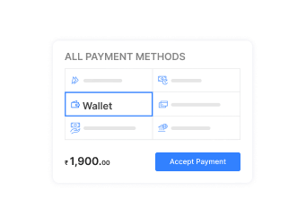 Get paid seamlessly with Razorpay Suite.