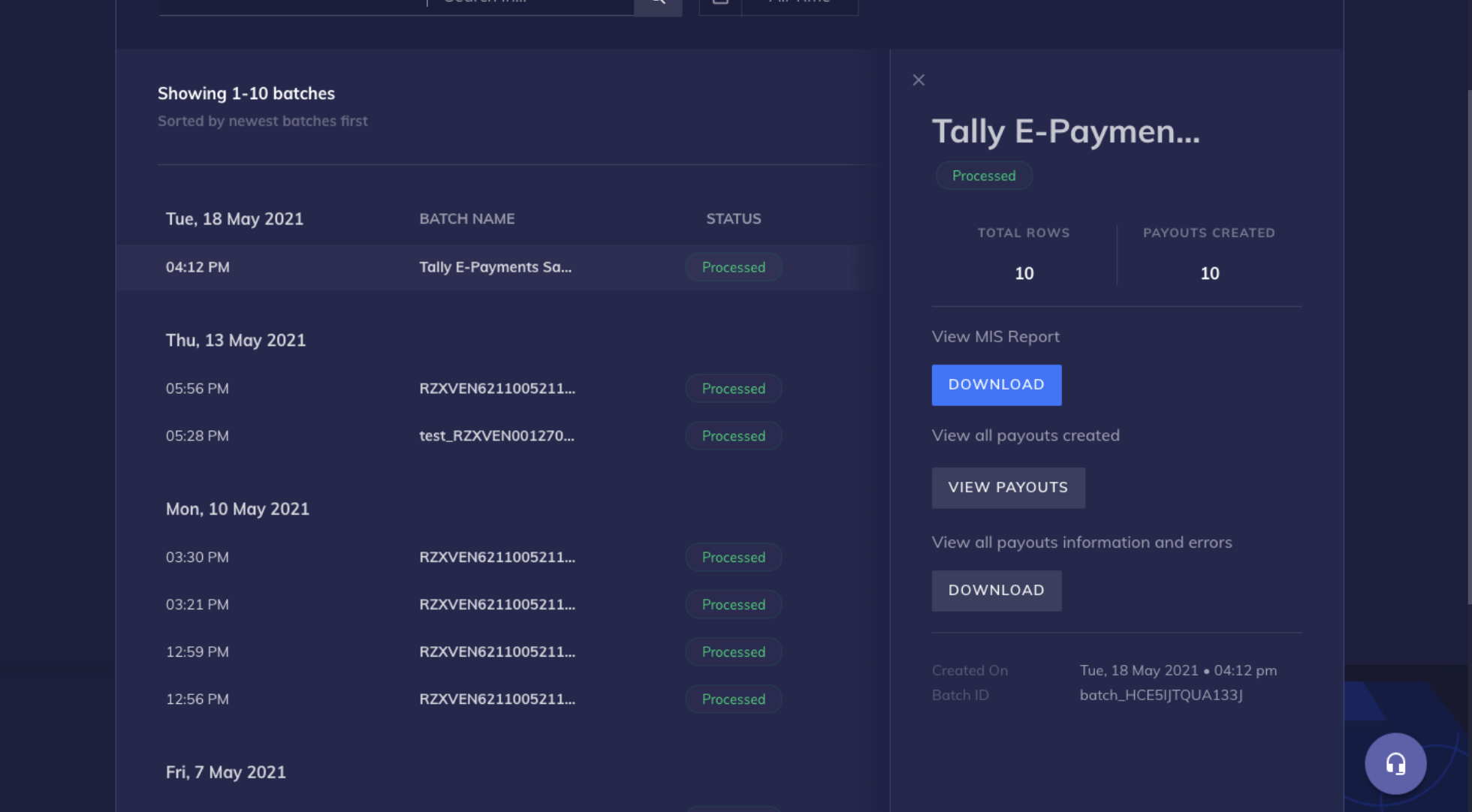 Export And Approve Payouts Razorpay Docs