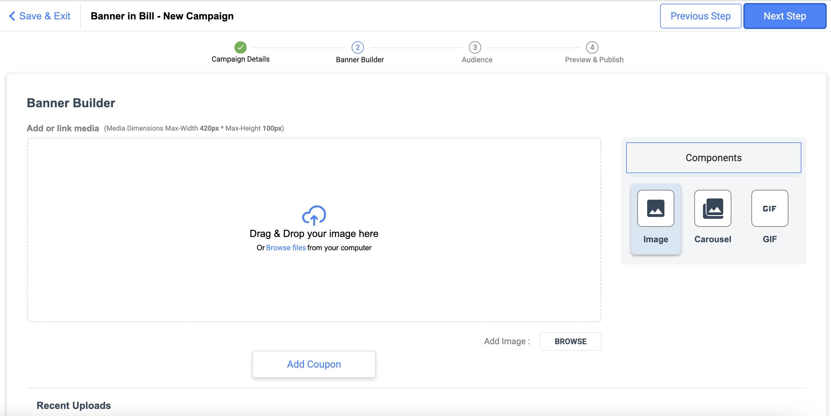 Build Your Banner In Bills