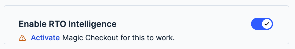 Activate Magic Checkout
