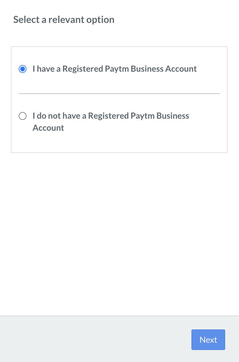 Registered Paytm Business Accounts