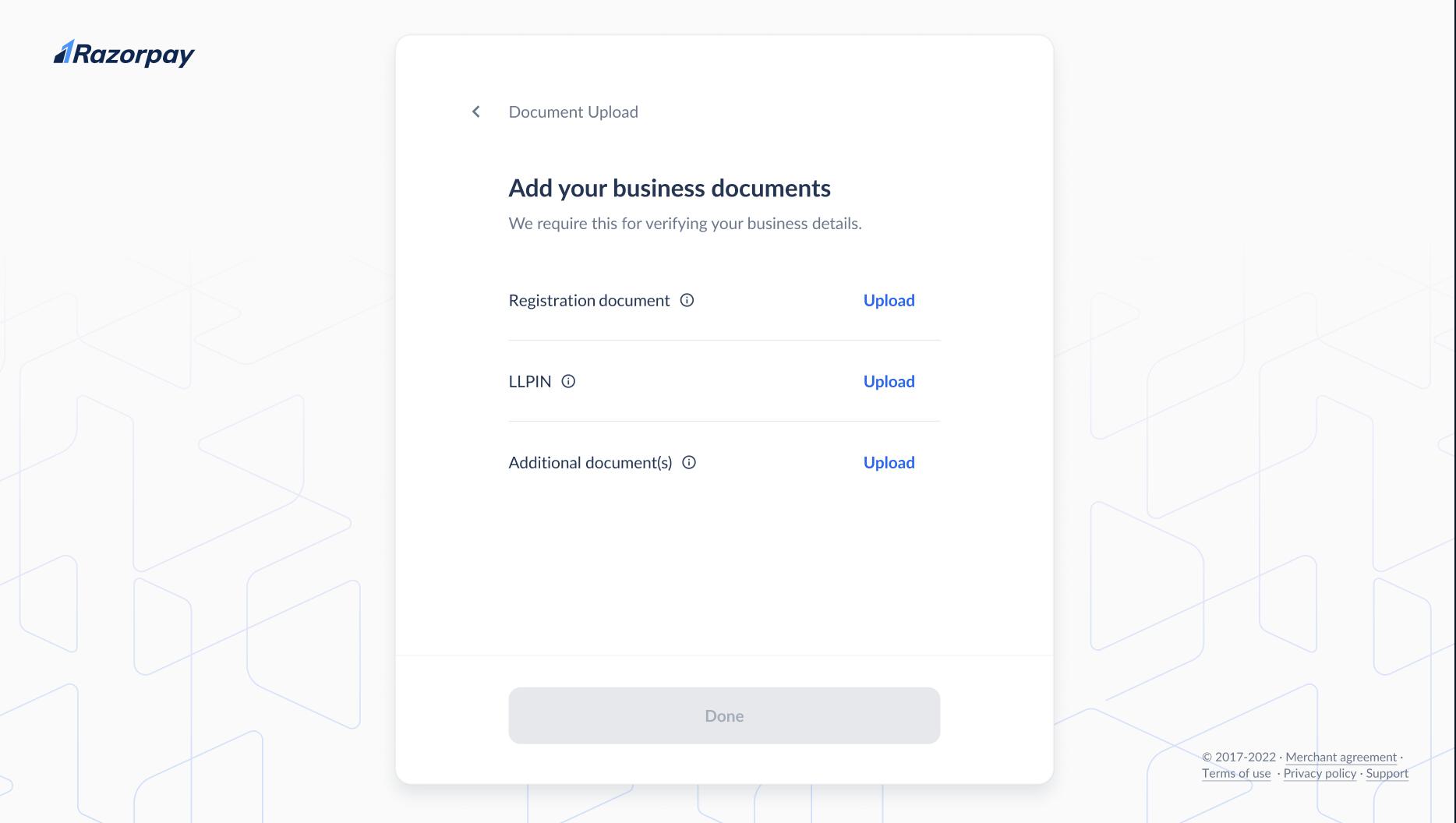Add business documents