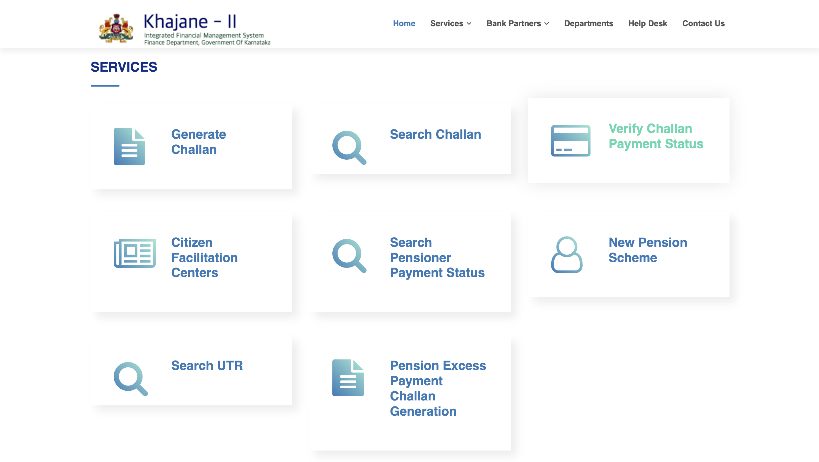 Click Verify Challan Payment Status on Khajane portal Payroll Dashboard