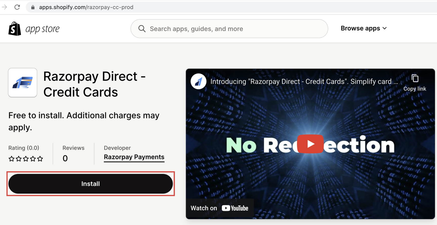 Activate Razorpay Direct - Credit Card plugin