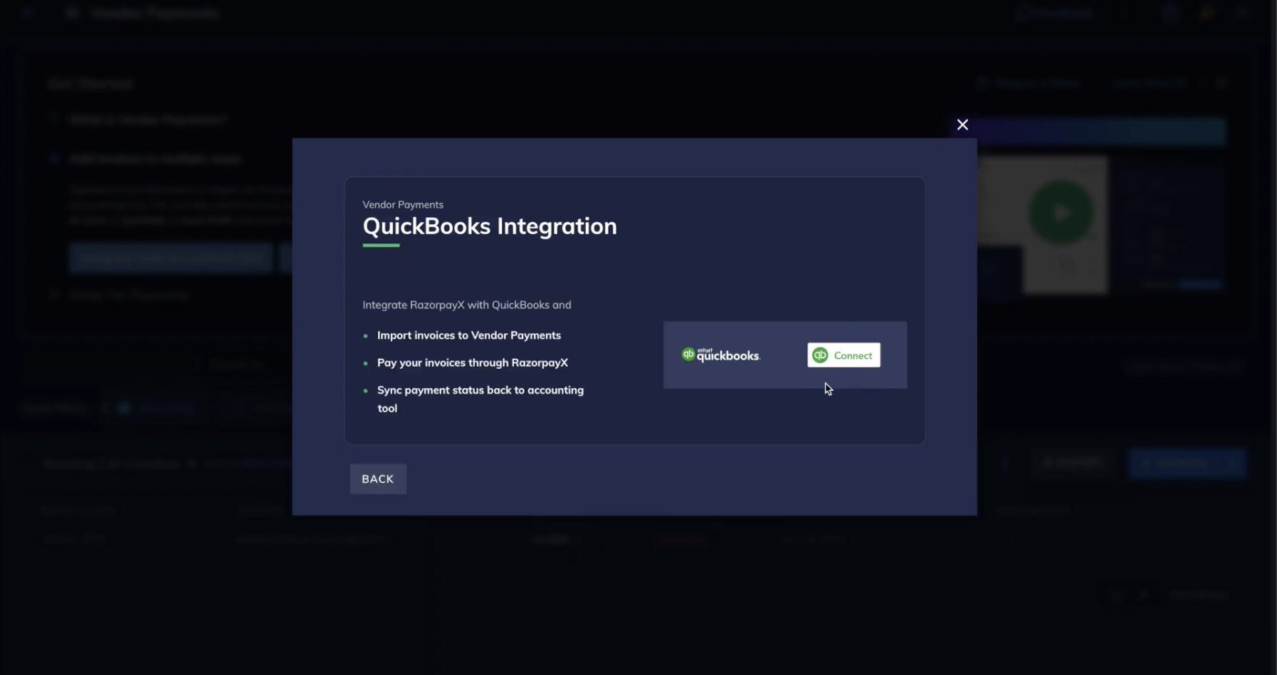 Connect QuickBooks