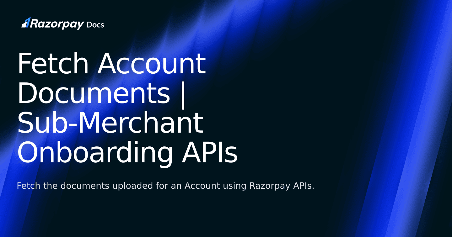 Razorpay Docs