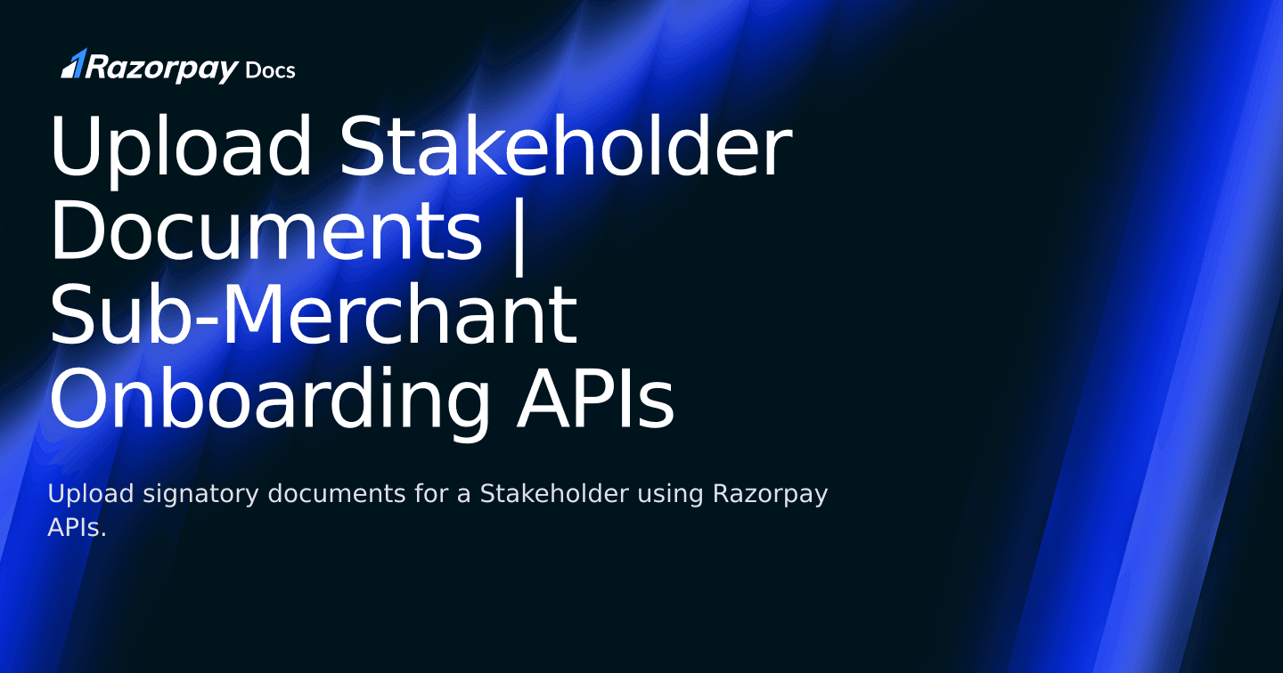 Razorpay Docs