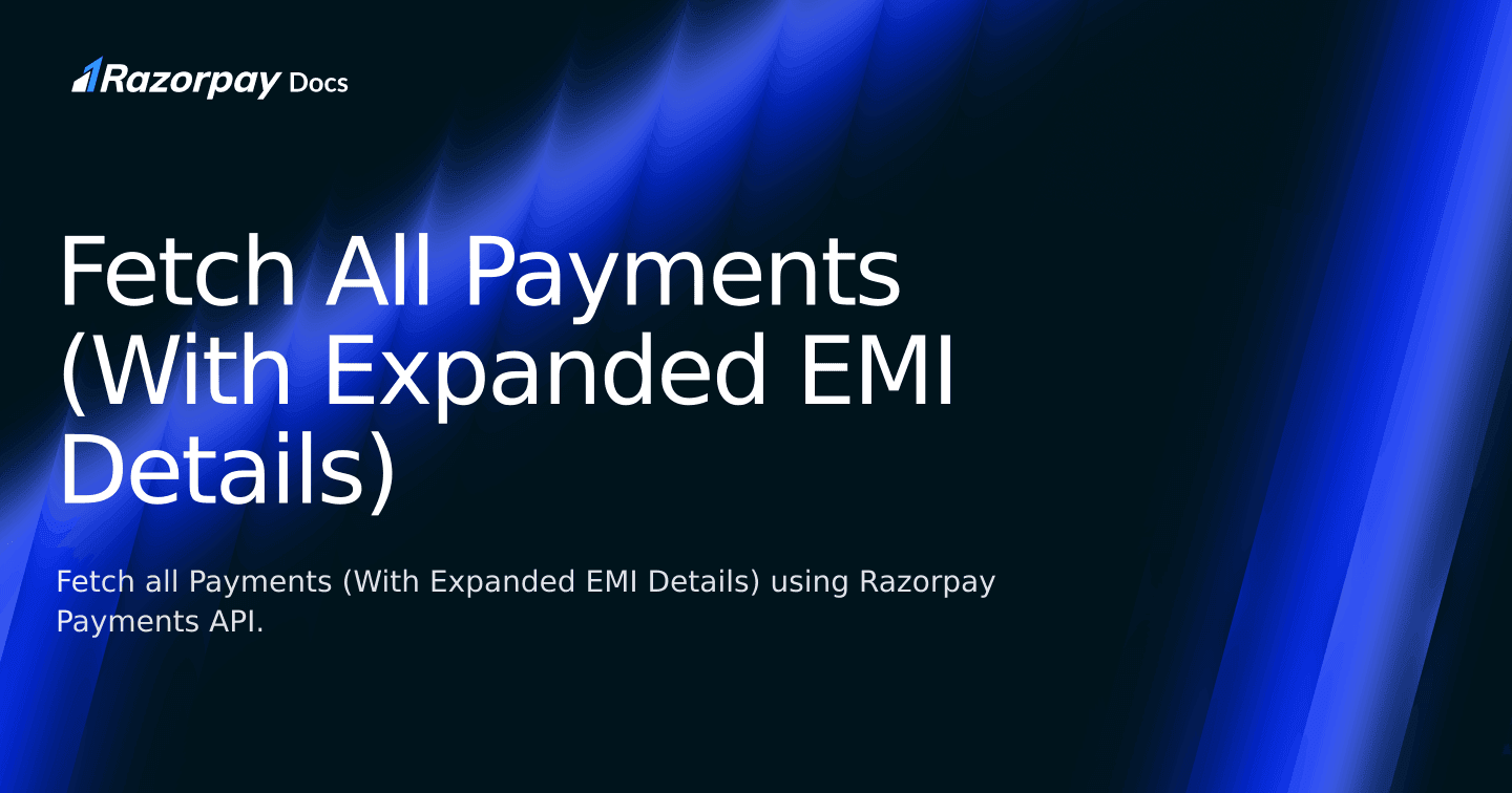 Razorpay Docs