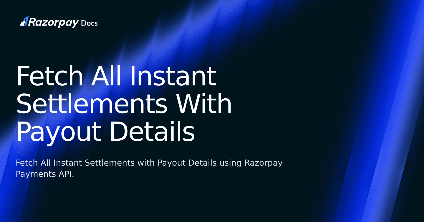 Razorpay Docs