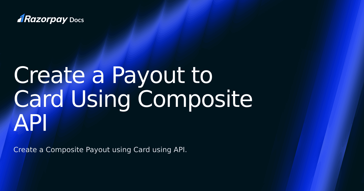 Razor Card Email Razorpay Docs