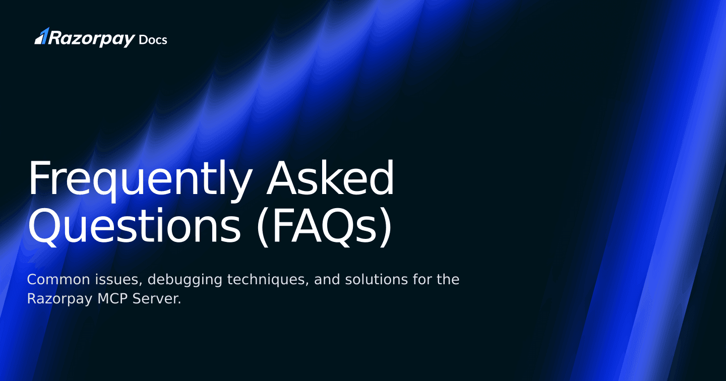 Frequently Asked Questions (FAQs) | Razorpay Curlec Docs
