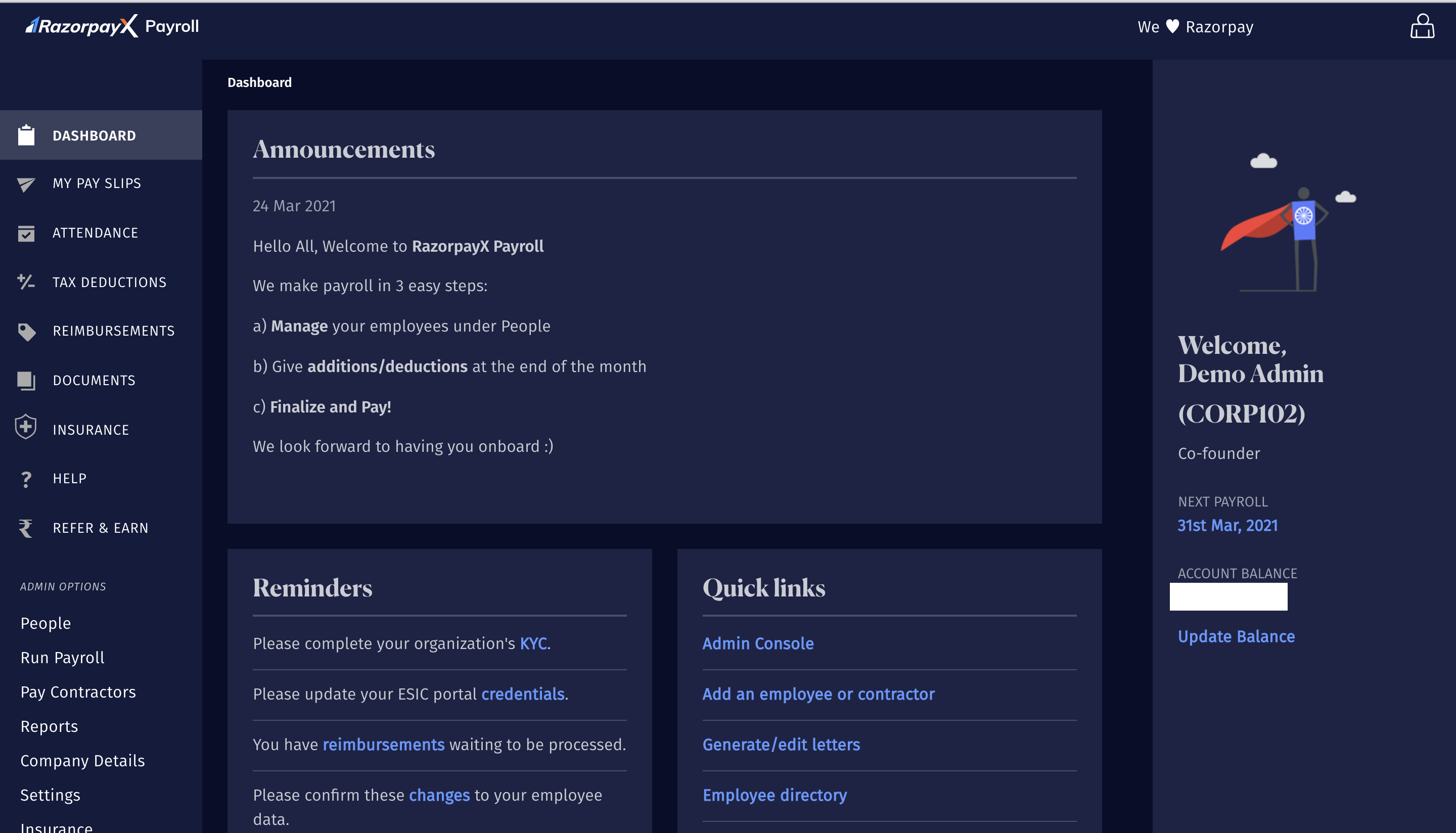 Payroll Dashboard