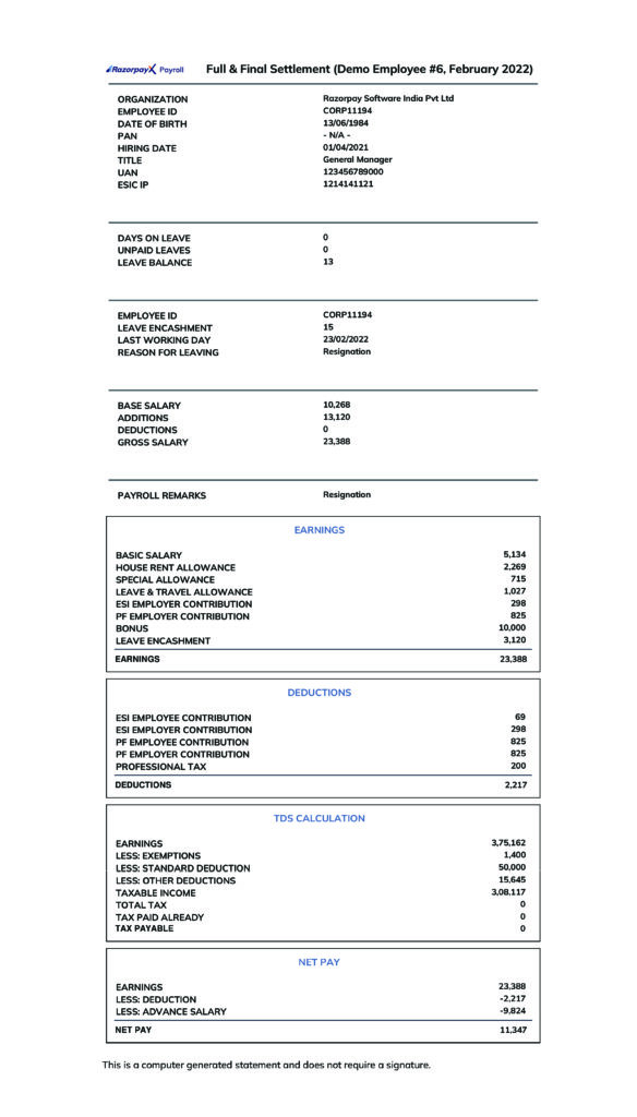 Full And Final Settlement FnF All You Need To Know 2023 