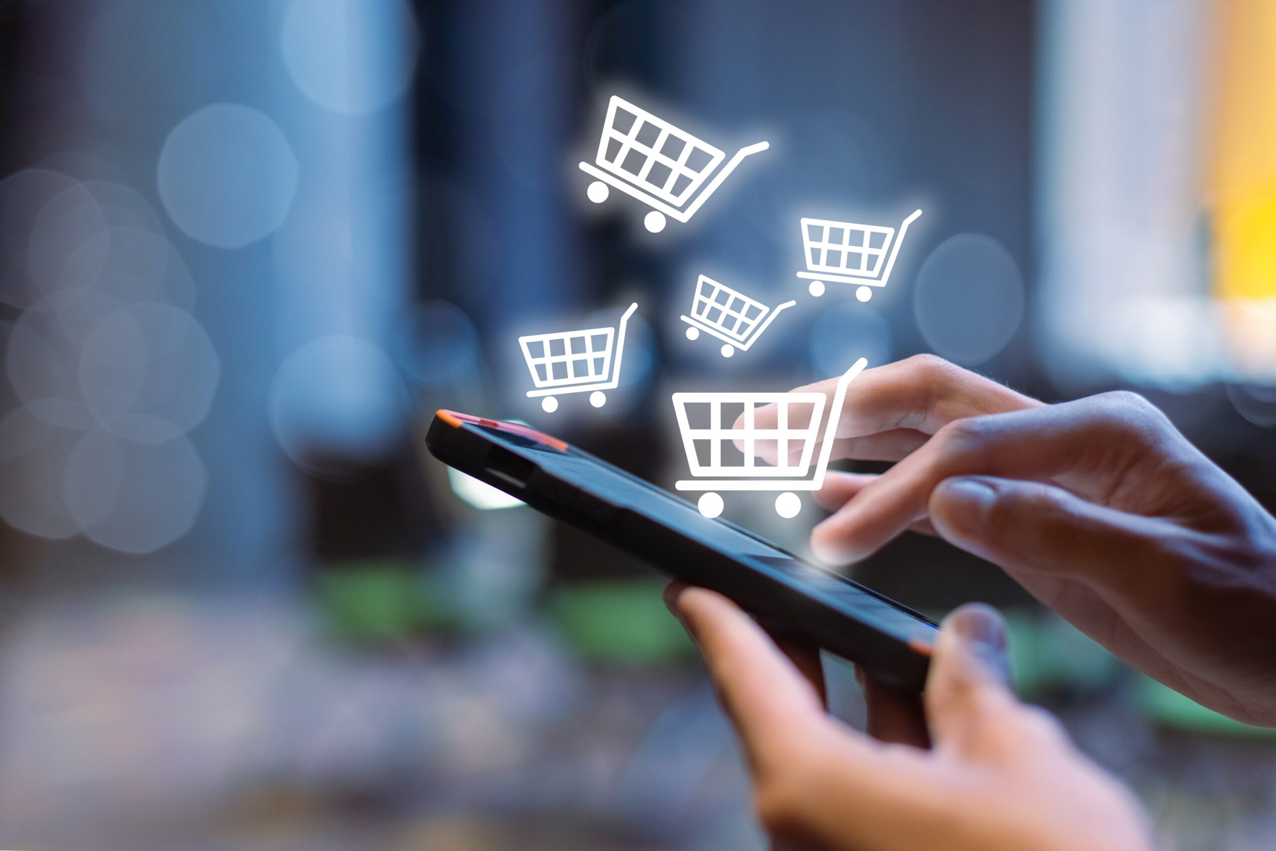 A social commerce seller in Singapore managing orders and payments on a mobile device